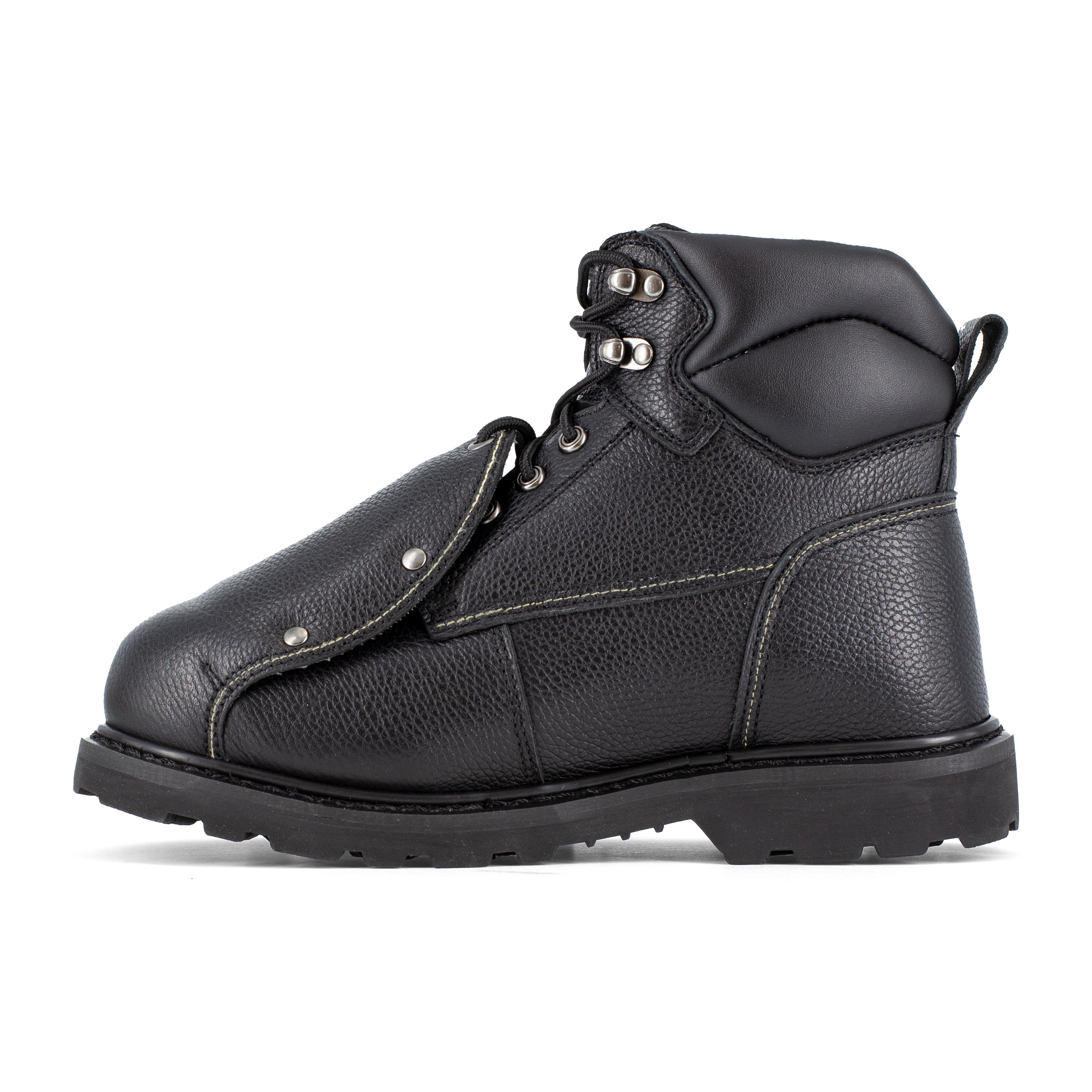 Iron Age Men's Groundbreaker 6" Steel Toe External Work Boot - Black - IA5016 - Overlook Boots