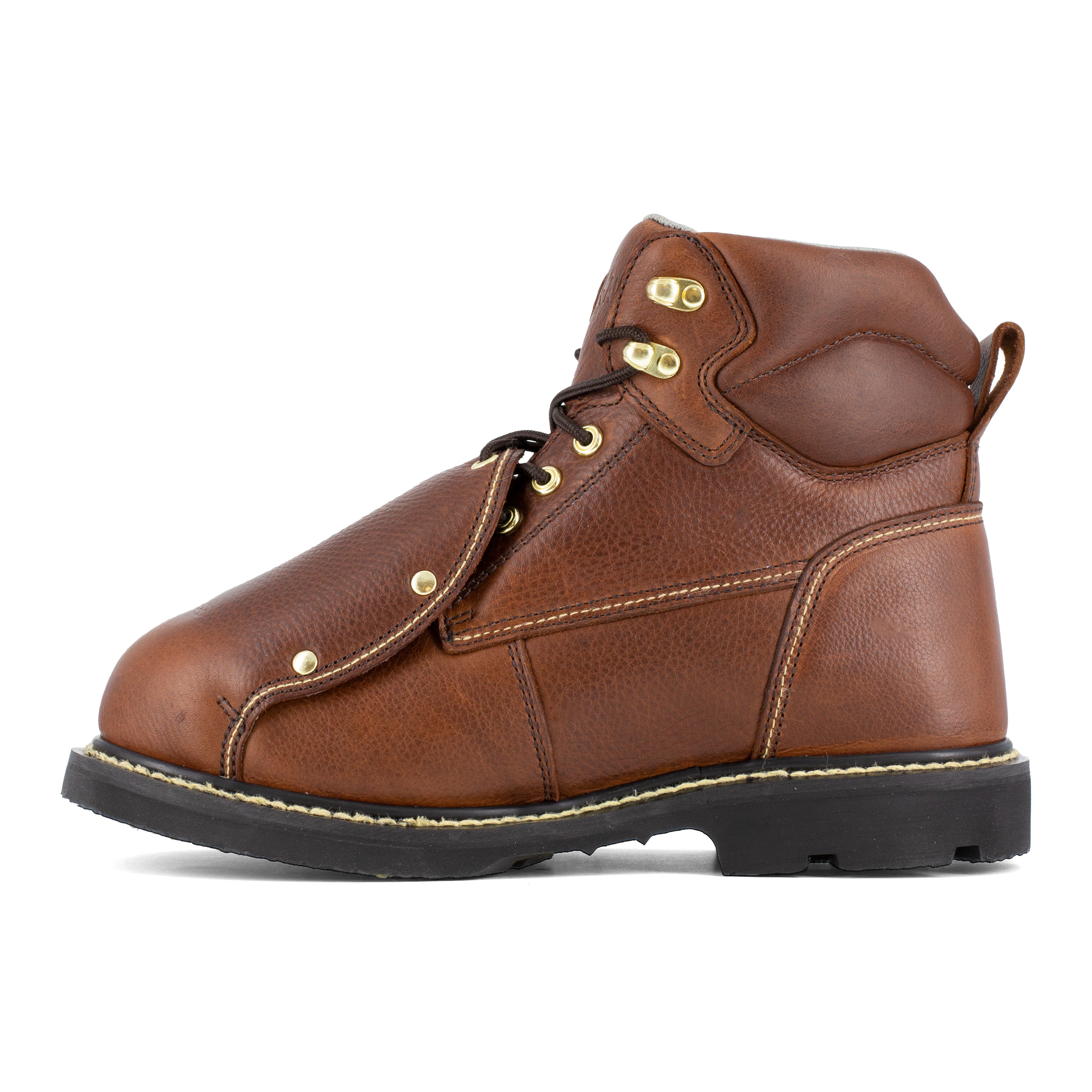 Iron Age Men's Groundbreaker 6" Steel Toe External Work Boot - Brown - IA5017 - Overlook Boots