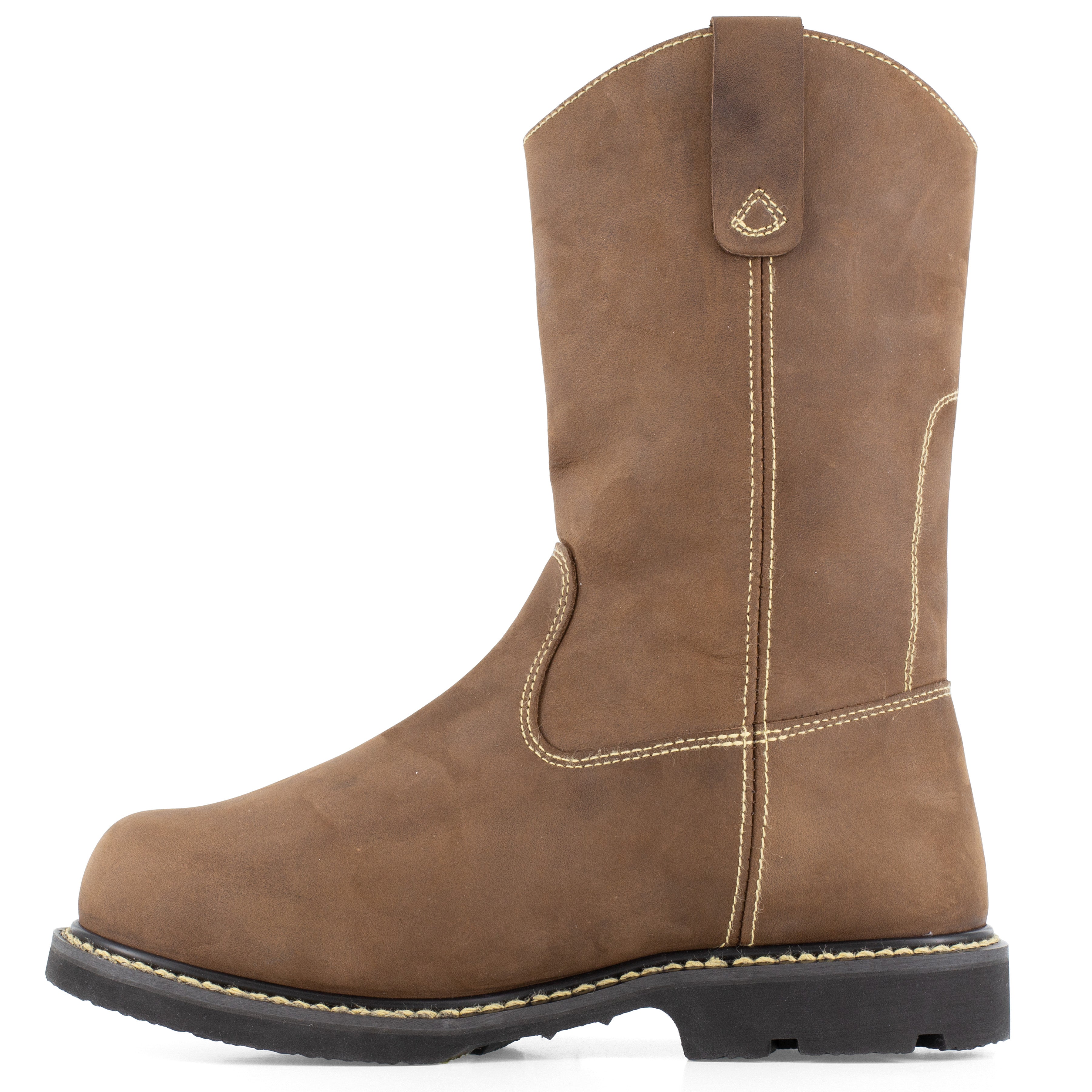 Iron Age Men's Groundbreaker 11" Composite Toe Wellington CushGuard Work Boot - Brown - IA5094 - Overlook Boots