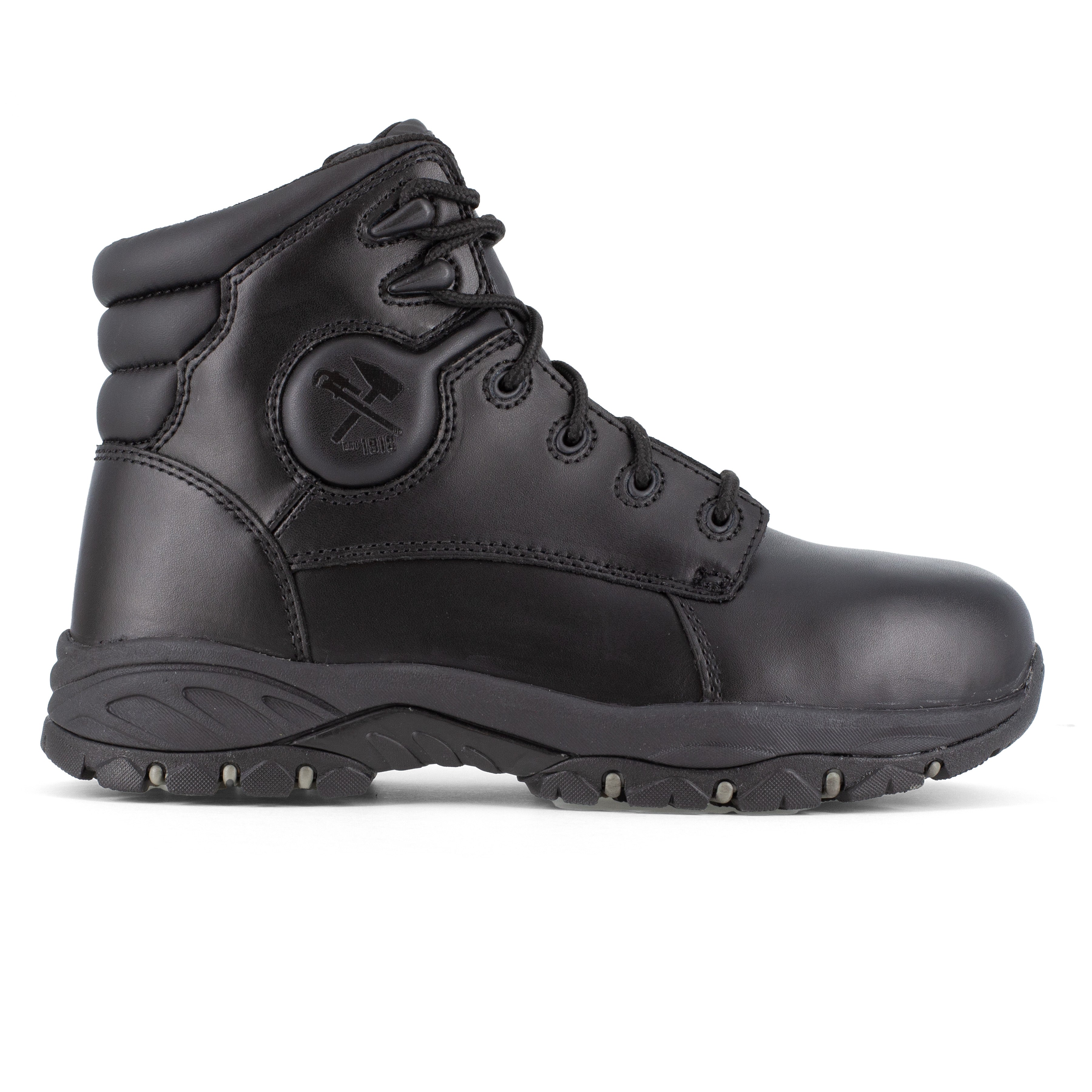 Iron Age Men's Ground Finish 6" Steel Toe Work Boot - Black - IA5150 - Overlook Boots