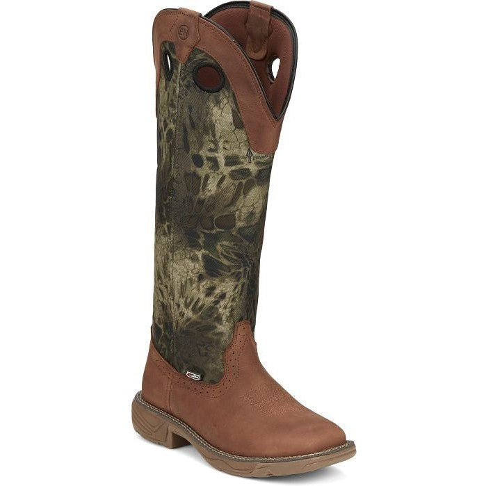 Justin Women's Rush Strike 17" Western Work Boot -Brown- SE4361 - Overlook Boots