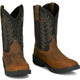 Justin Men's Taskmaker 11" Waterproof Western Work Boot - Brown - PD4072 - Overlook Boots