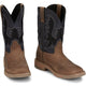 Justin Men's Bolt 11" Square Toe Western Work Boot -Tan- SE4114 - Overlook Boots