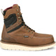 Justin Men's Harrold 8" Steel Toe Western Work Boot- Brown- HW695 - Overlook Boots