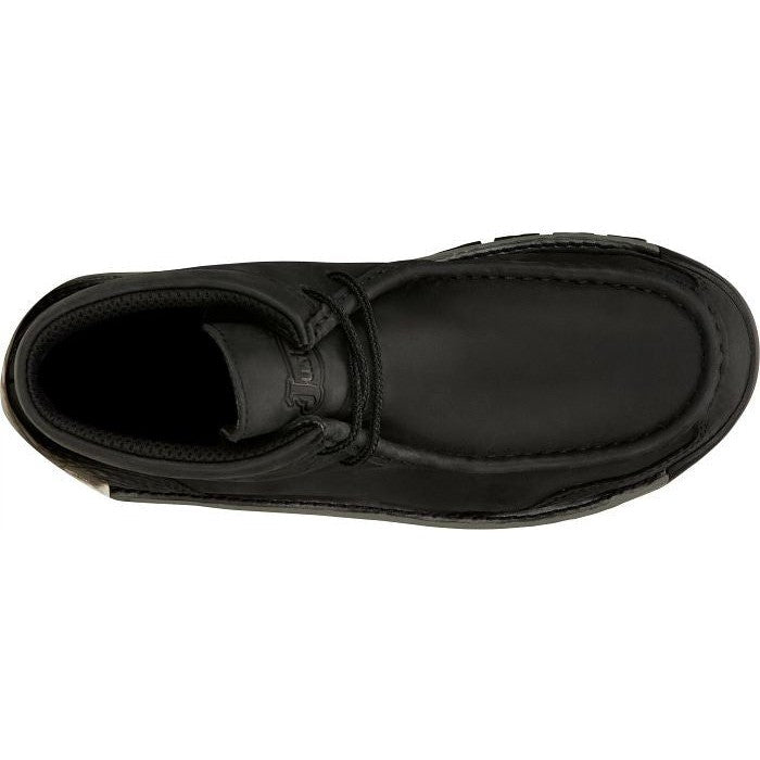 Justin Men's Crafton 4" Alloy Moc Toe Western Work Boot -Black- SE250 - Overlook Boots