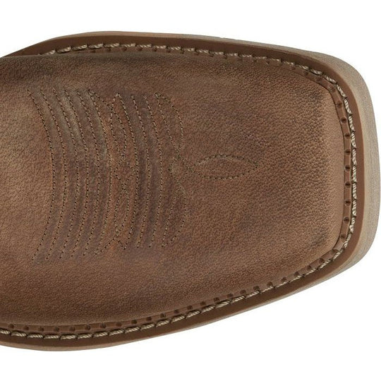 Justin Men's Bolt 11" Square Toe Western Work Boot -Tan- SE4114 - Overlook Boots