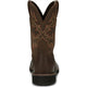 Justin Men's Driller 11" Square Toe Western Work Boot -Brown- SE4681 - Overlook Boots