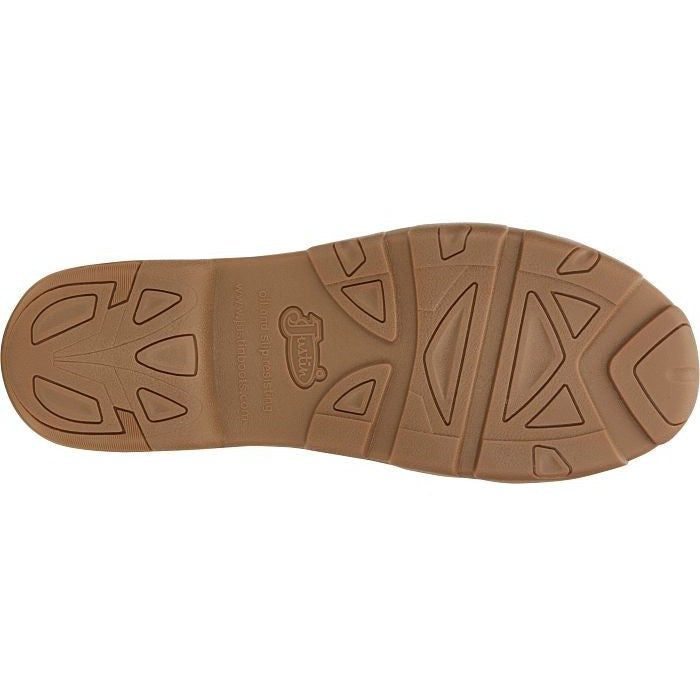 Justin Men's Cappie 4" Alloy Toe Work Shoe -Brown- SE242 - Overlook Boots