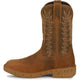 Justin Men's Blinder 11" Steel Toe WP Western Work Boot- Brown- PD4069 - Overlook Boots