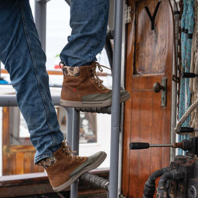 Xtratuf Men's Leather Lace 6" Waterproof Ankle Deck Work Boot -Tan- LAL700 - Overlook Boots