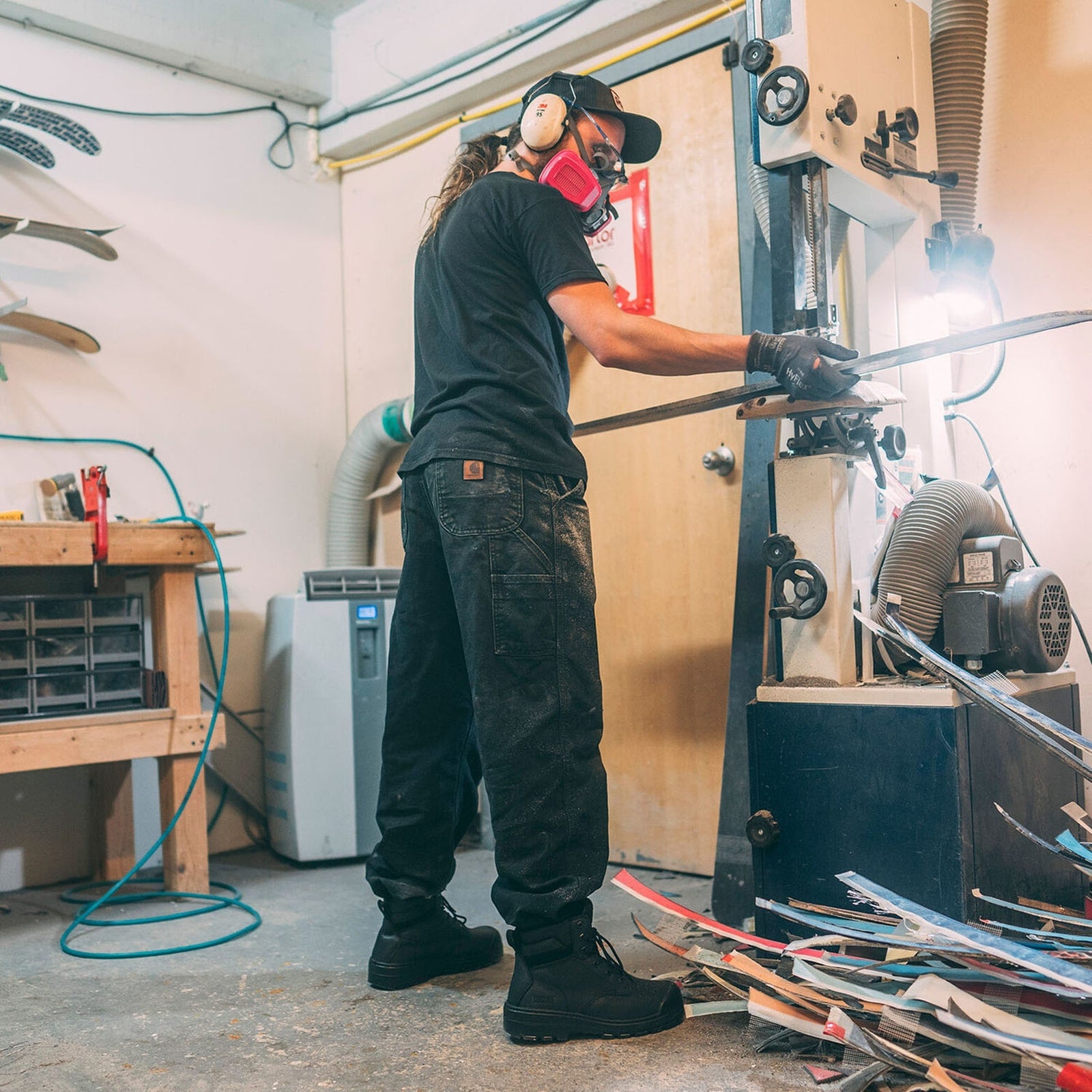 Kodiak Men's Greb 6" Steel Toe Safety Work Boot - Black - 4TH4BK - Overlook Boots