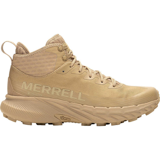 Merrell Work Men's Agility Peak Mid 5 Tactical WP Work Boot -Coyote- J005773 - Overlook Boots
