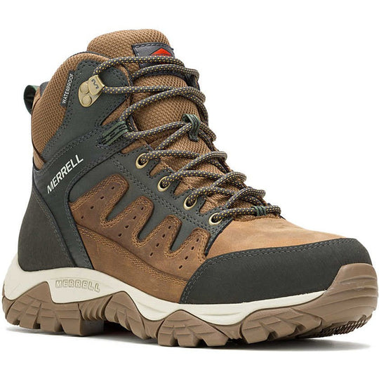 Merrell Work Men's Windoc 6" Steel Toe WP Work Boot -Brown- J007853 7 / Medium / Light Brown - Overlook Boots