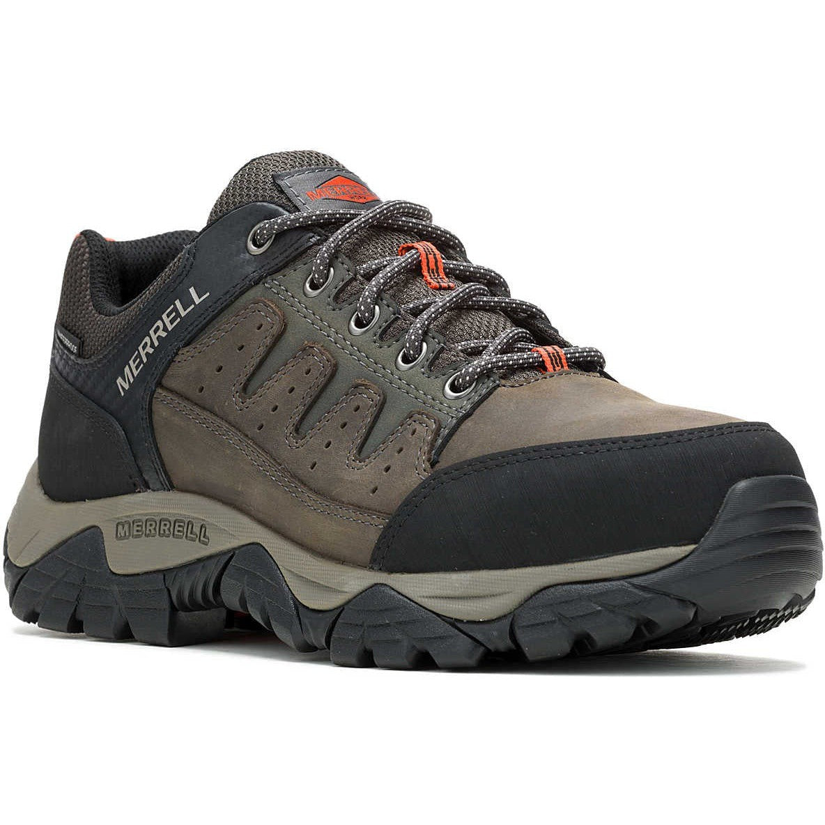 Merrell Work Men's Windoc Steel Toe WP Work Shoe - Dark Taupe - J007855 8 / Medium / Brown - Overlook Boots
