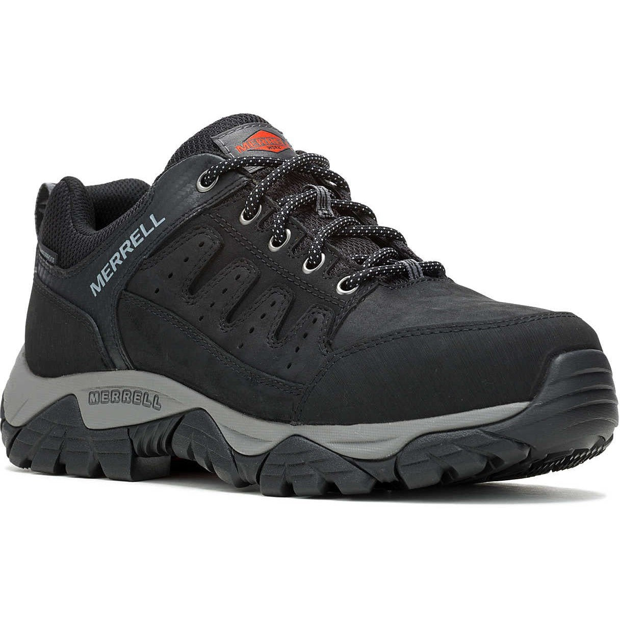 Merrell Work Men's Windoc Steel Toe WP Work Shoe - Black - J007857 7 / Medium / Black - Overlook Boots