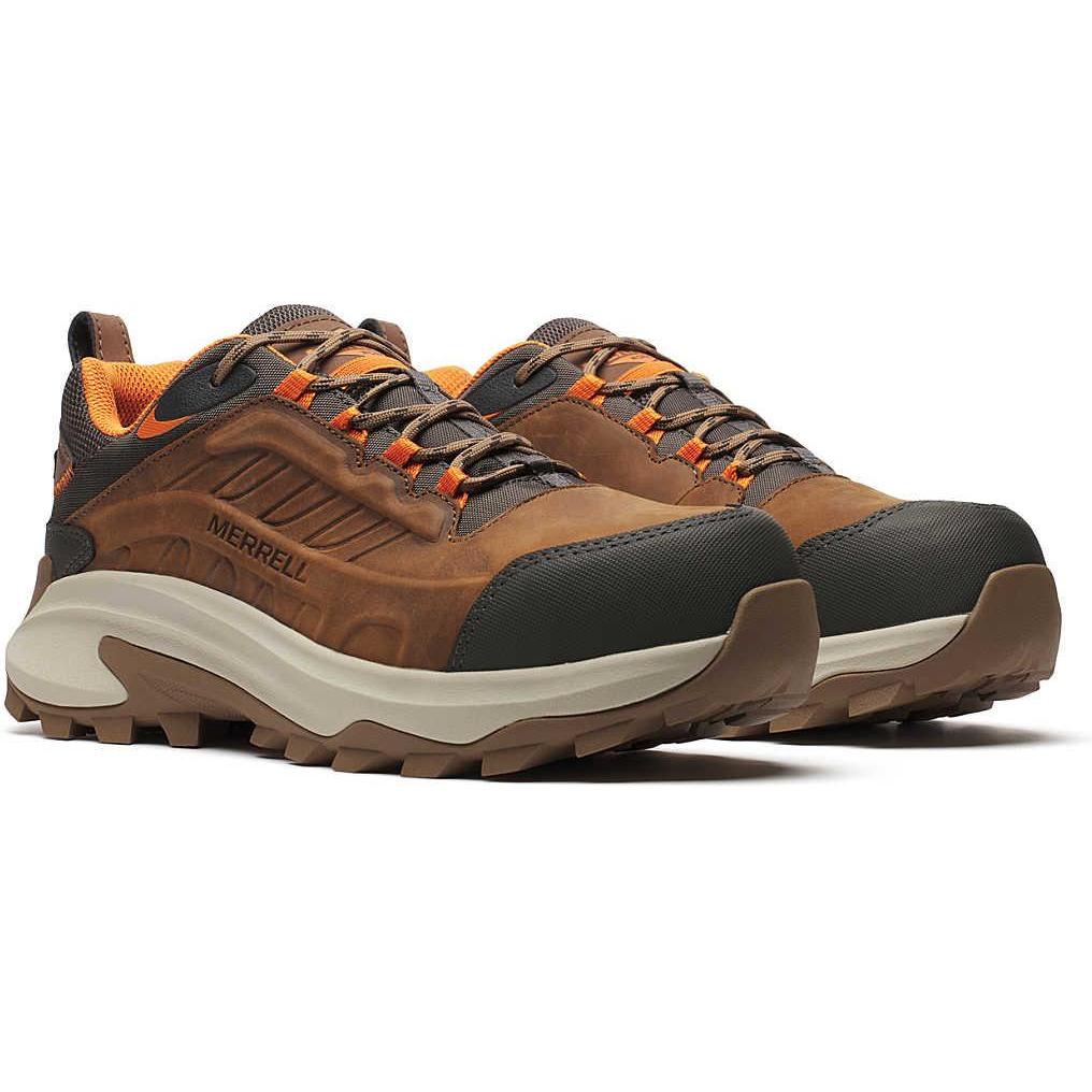 Merrell Work Men's Moab Speed Carbon Fiber Waterproof Work Shoe Br