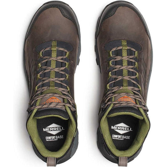 Merrell Work Men's Moab Speed 2 Carbon Fiber Waterproof Work Shoe - Taupe - J007897W - Overlook Boots