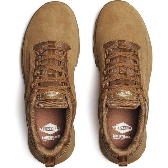 Merrell Work Men's Moab Speed 2 Tactical Waterproof Work Shoe - Coyote - J007939 - Overlook Boots