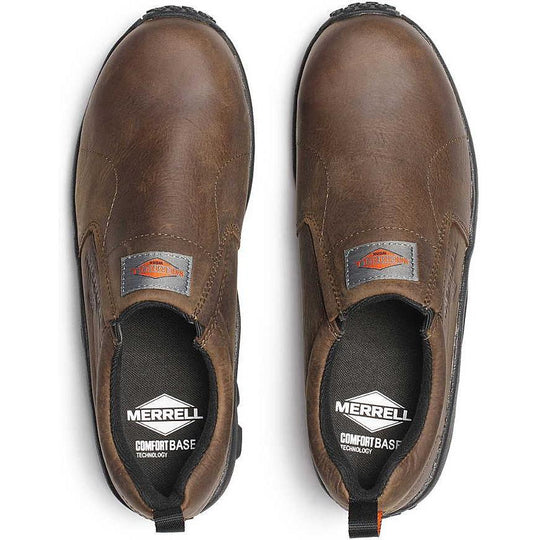 Merrell Work Men's Jungle Moc Comp Toe SD+ WP Leather Work Shoe- J099381W - Overlook Boots