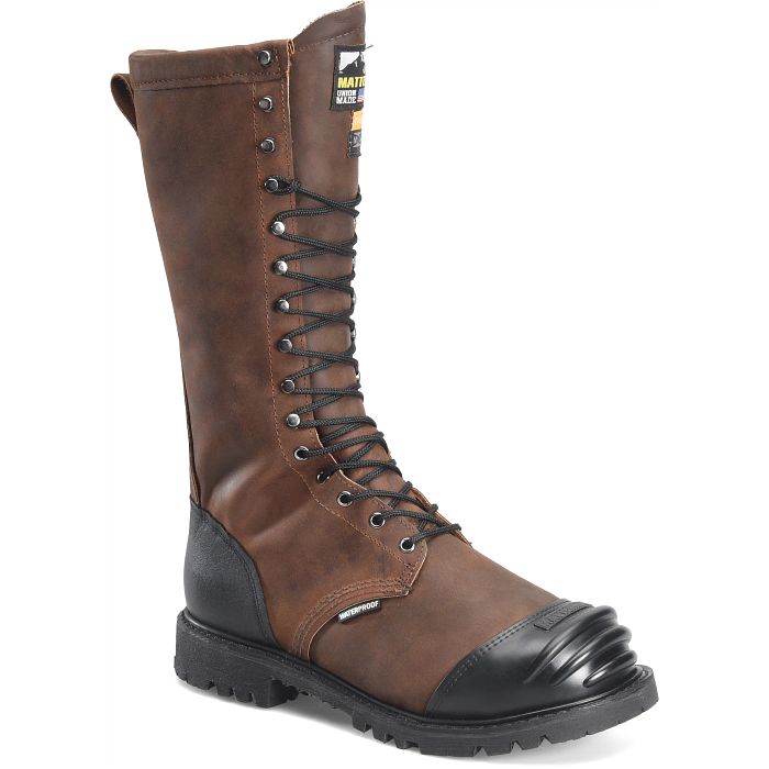 Matterhorn Men's 16" WP Insulated Metguard Work Boot -Brown- MT716 7 / Medium / Brown - Overlook Boots