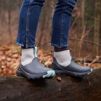 Muck Women's Outscape Max 6" Soft Toe Waterproof Ankle Work Boot- Grey- MTSW102 - Overlook Boots