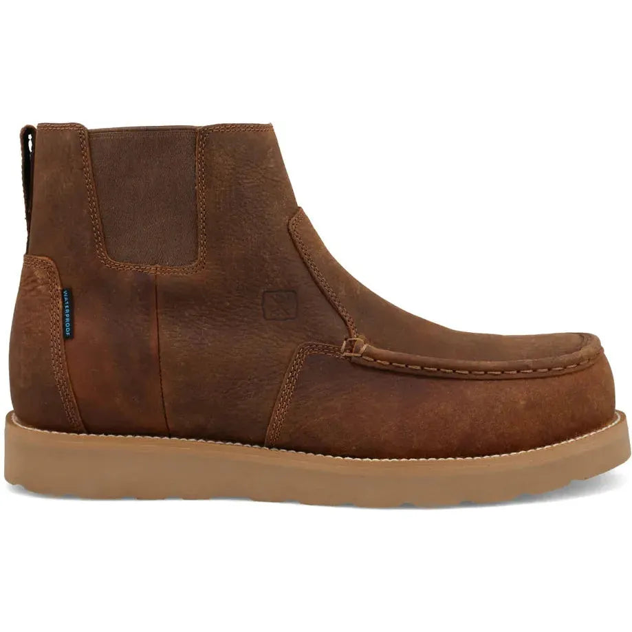 Twisted X Men's BarnShield 6" Comp Toe Chelsea Sole Work Boot - Rawhide - MWWNW01