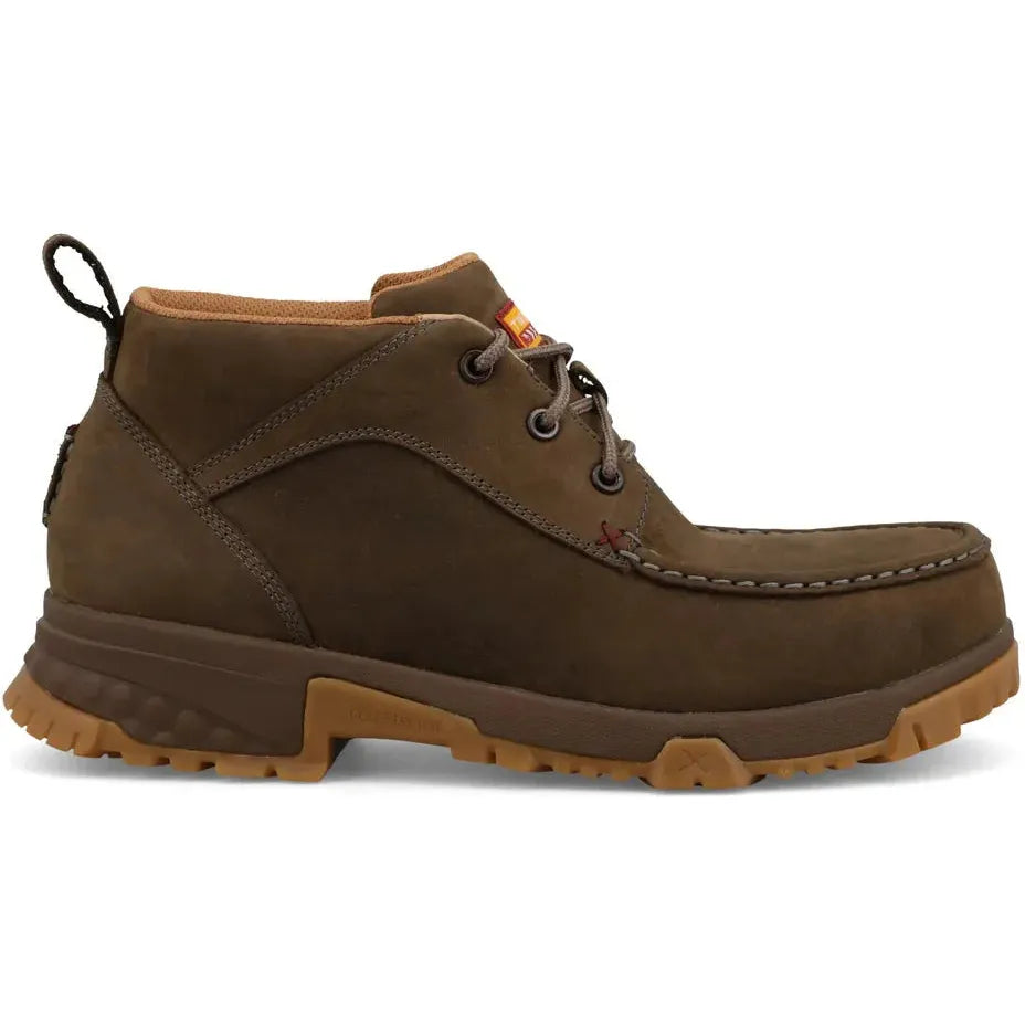 Twisted X Men's CellStretch Comp Toe Chukka Driving Work Boot - Shitake - MXCN009