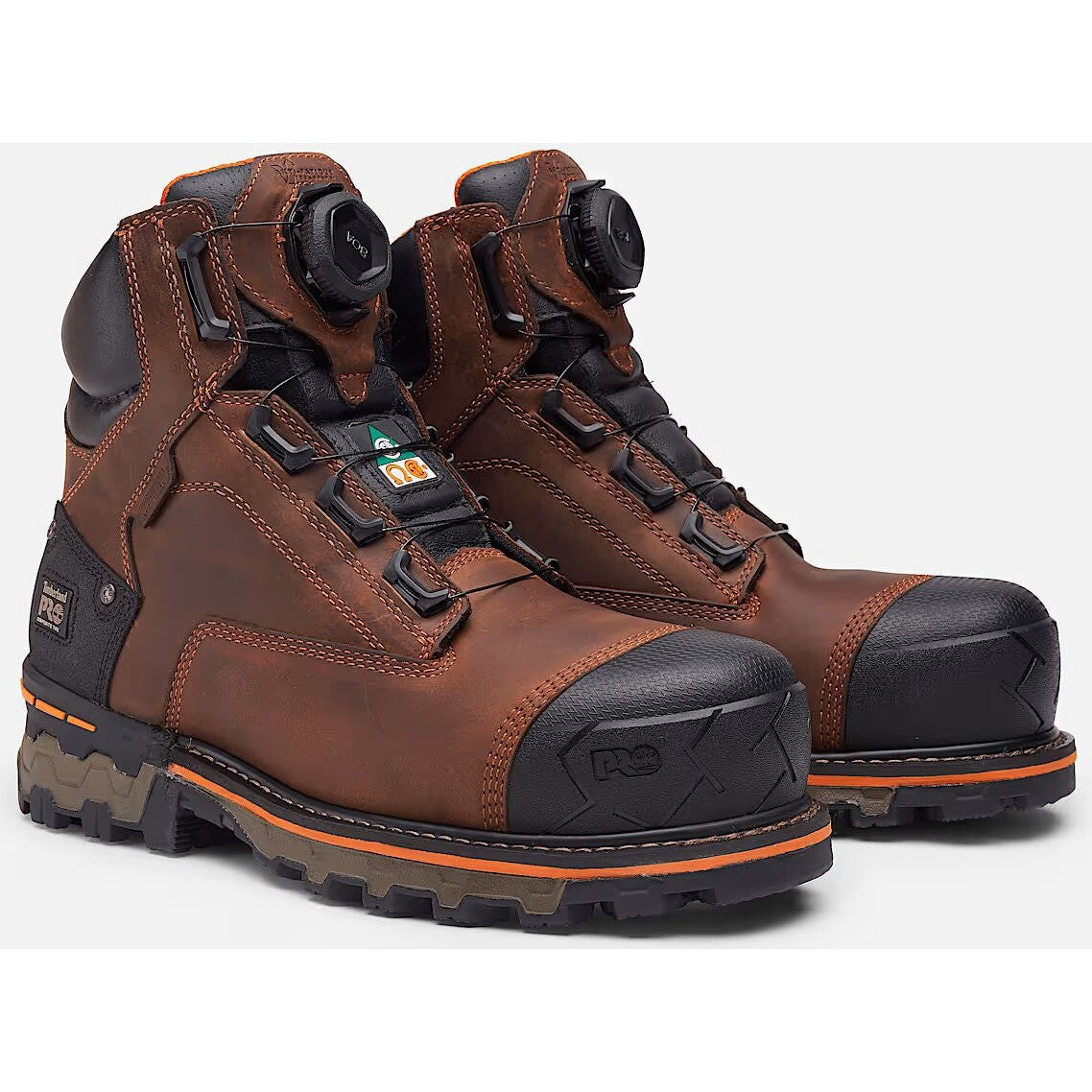 Timberland Pro Men's BOA Boondock 6" Composite Toe Waterproof Work Boot-Brown - TB0A66KYEM4 - Overlook Boots