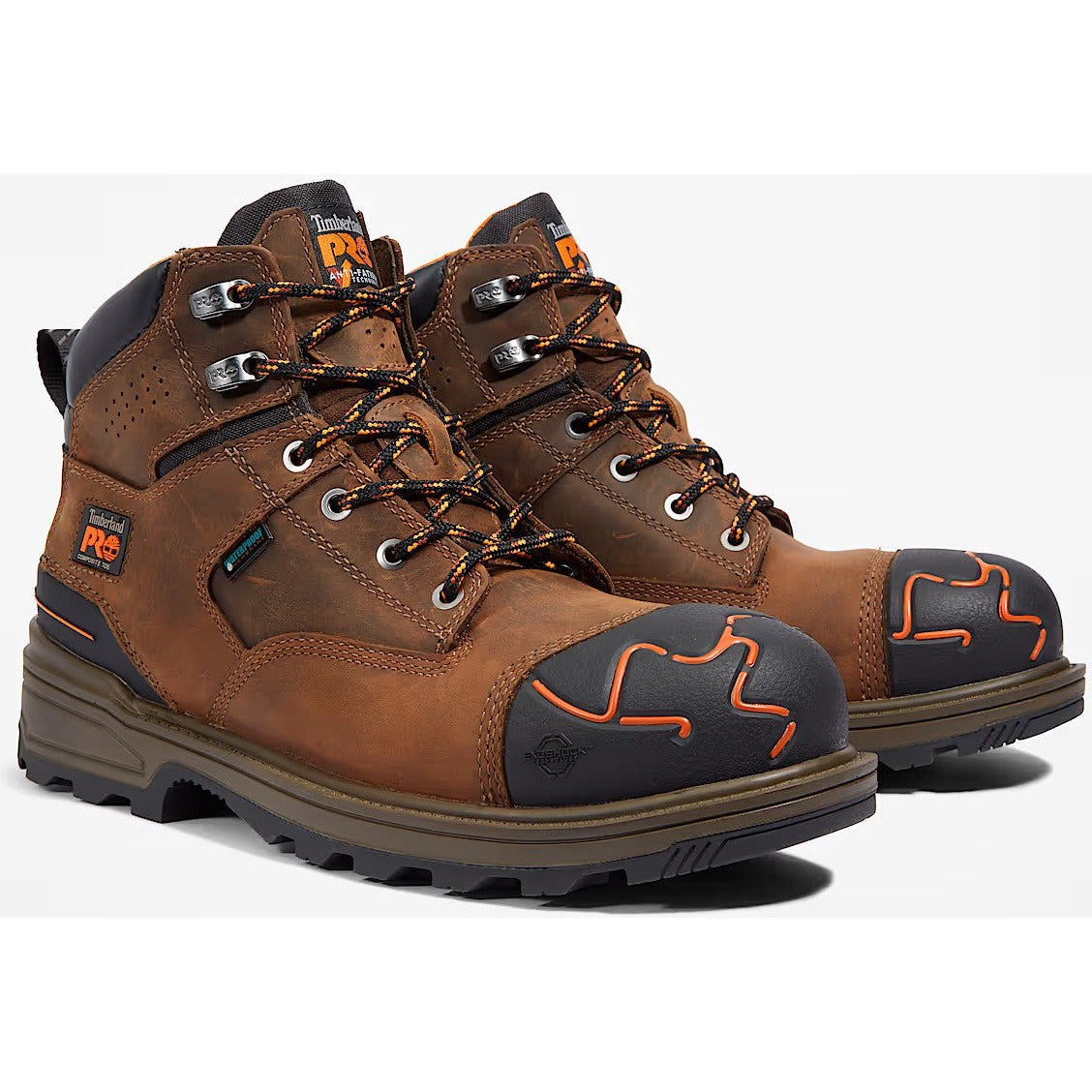 Timberland Pro Men's Magnitude 6" Composite Toe Waterproof Work Boot- Brown- TB1A42ZY214 - Overlook Boots