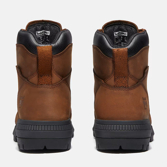 Timberland Pro Men's Montauk 6" Steel Toe Work Boot - Brown - TB0A63MBEM4 - Overlook Boots