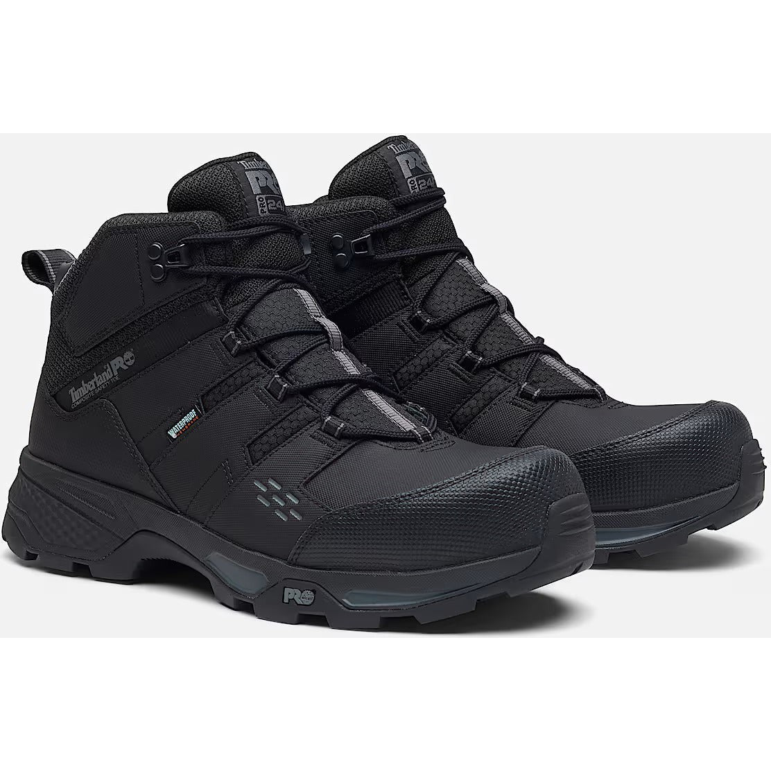 Timberland Pro Men's Switchback Lightweight Composite Toe Waterproof Driver Boot- Black- TB0A6763EDX - Overlook Boots