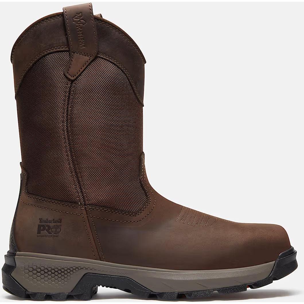 Timberland Pro Men's Titan EV CT Pull On Work Boot- Brown- TB0A44C8W01 7.0 / Medium / Brown - Overlook Boots