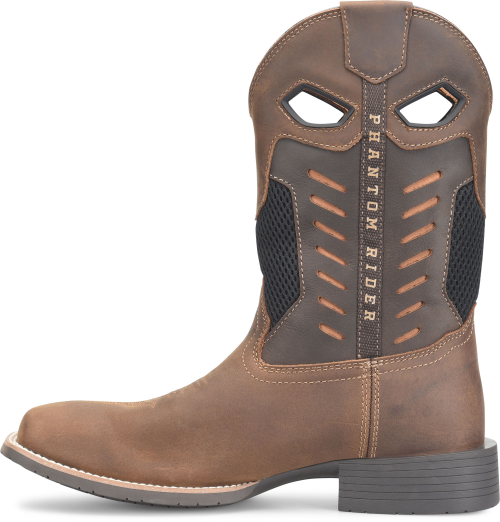 Phantom Rider Men's Rudess 11" Roper Western Work Boot - Brown - PH5041 - Overlook Boots