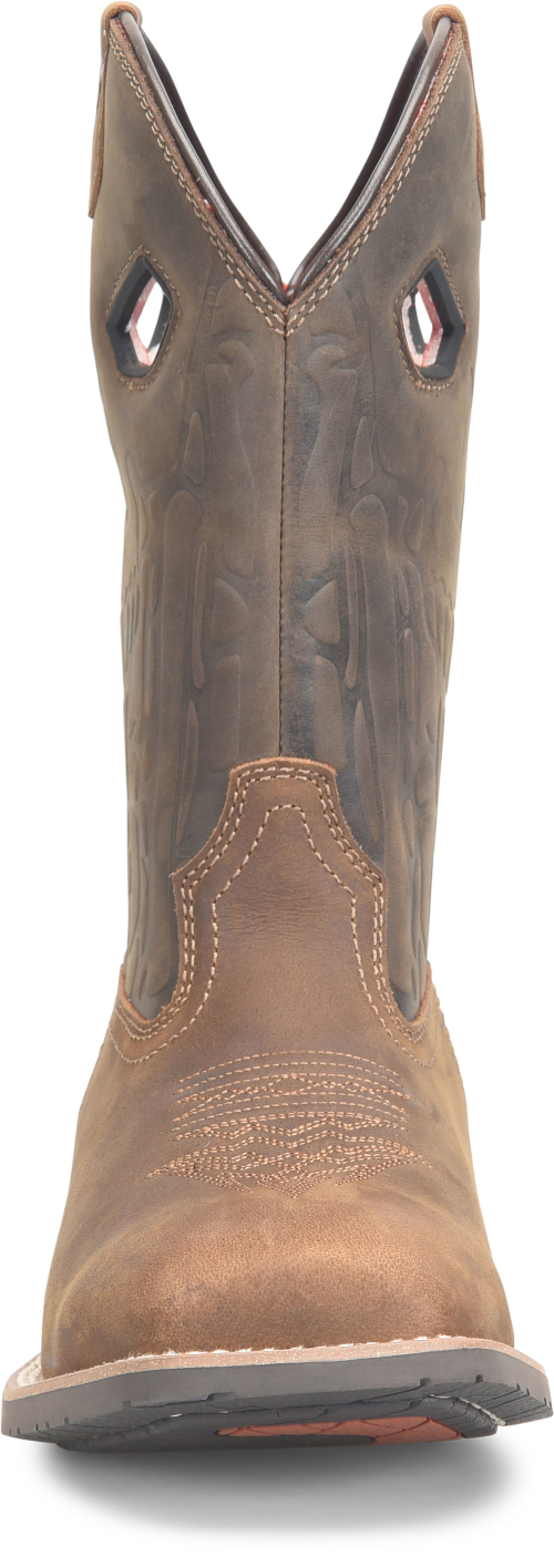 Phantom Rider Men's McCarthy 11" Roper Western Work Boot - Brown - PH5042 - Overlook Boots