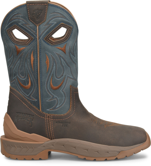 Phantom Rider Men's Emperor 11" Square Toe Western Work Boot - Brown - PH6007 6 / Medium / Brown - Overlook Boots