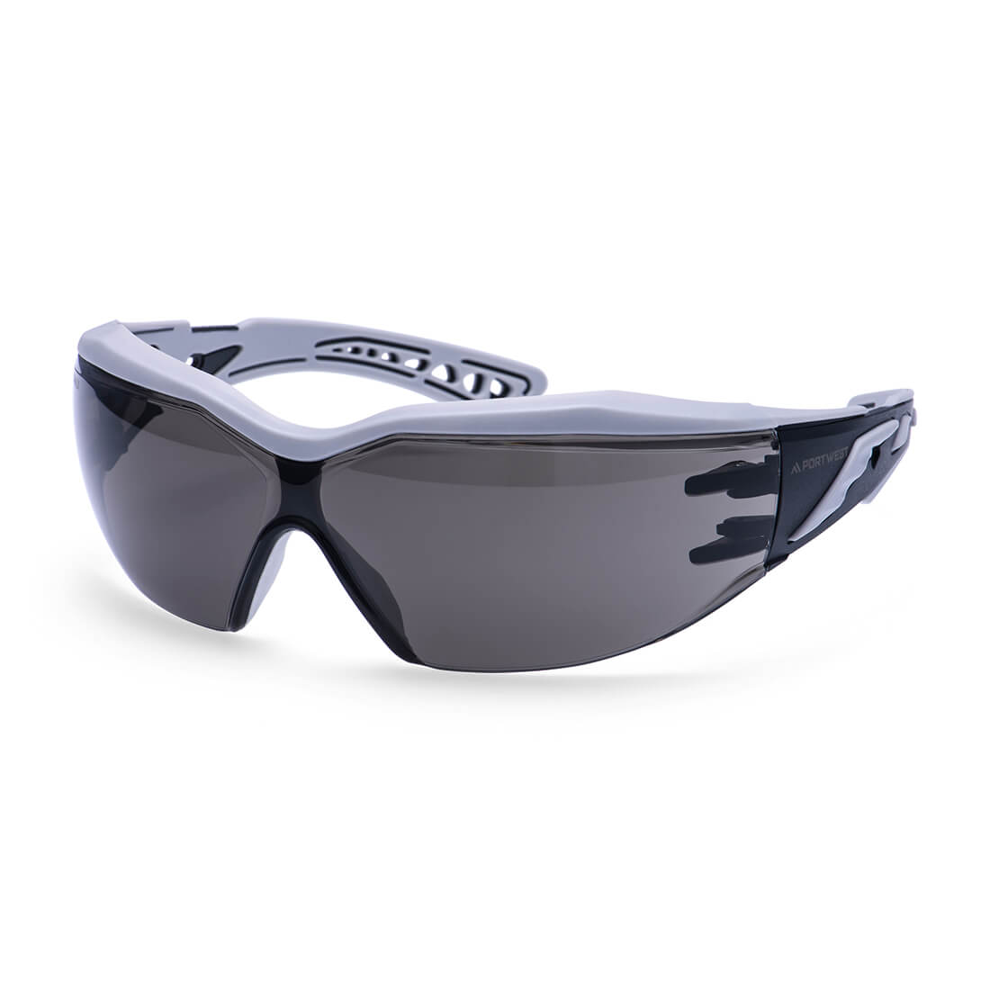 Portwest Dynamic Plus Safety Glasses - Smoke - 12 Pack - PS20 Default Title - Overlook Boots