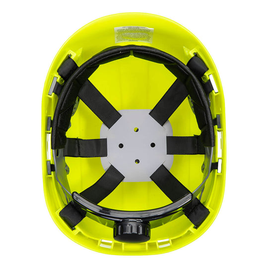 Portwest Bolton Safety Helmet - Yellow - PS53 - Overlook Boots