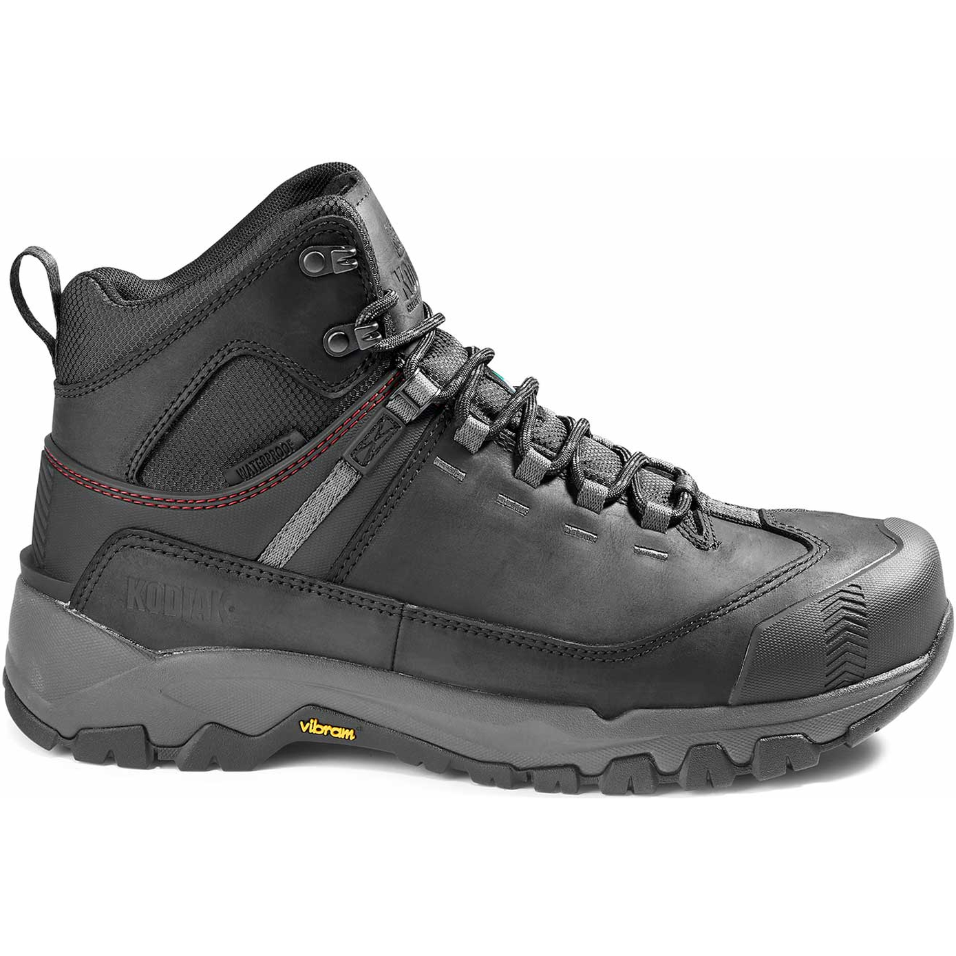 Kodiak Men's Quest Bound Composite Toe Waterproof Hiker Work Boot -Black- 4TELBK - Overlook Boots