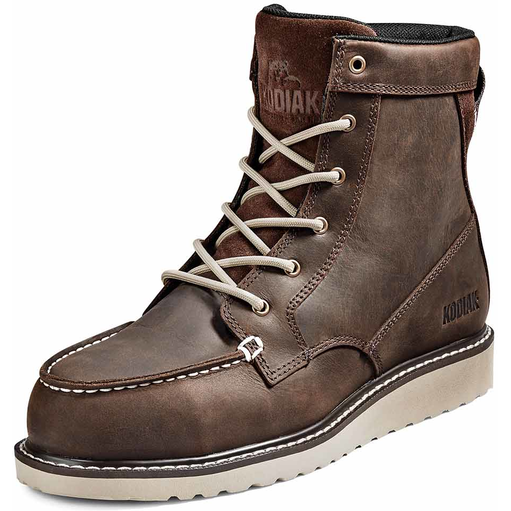Kodiak Women's Whitton 6" Steel Toe Puncture Resist Safety Work Boot -Brown- 4TEYDB - Overlook Boots