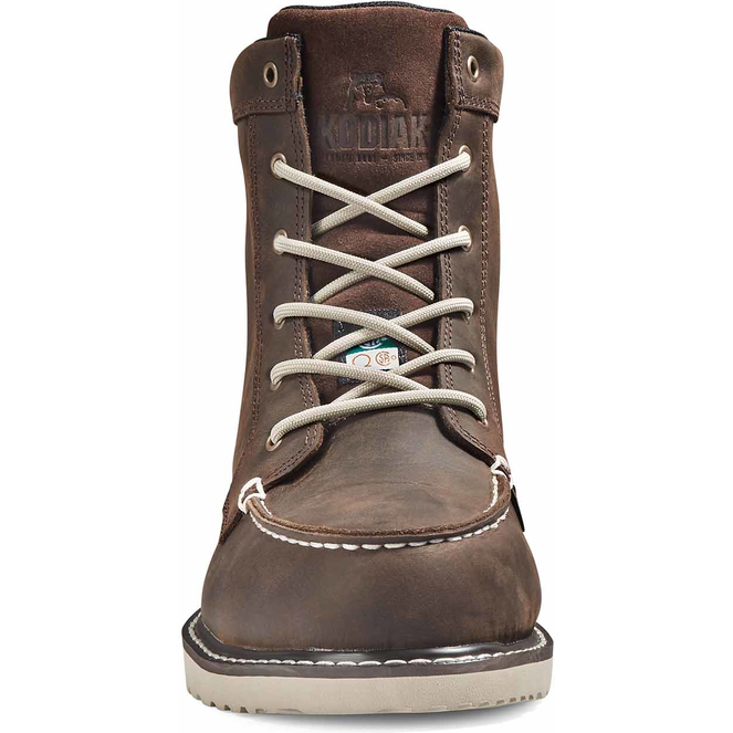 Kodiak Women's Whitton 6" Steel Toe Puncture Resist Safety Work Boot -Brown- 4TEYDB - Overlook Boots