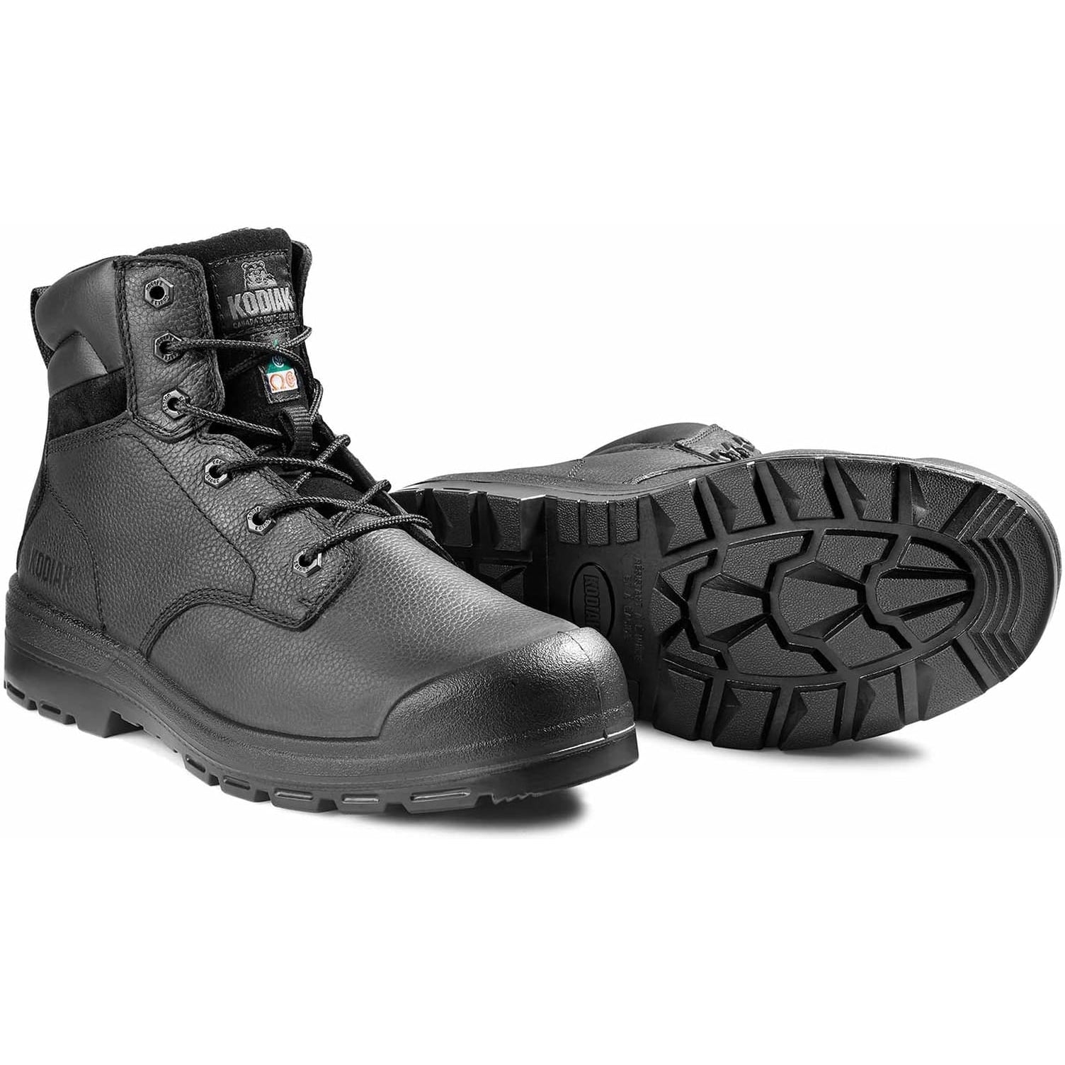 Kodiak Men's Greb 6" Steel Toe Safety Work Boot - Black - 4TH4BK - Overlook Boots