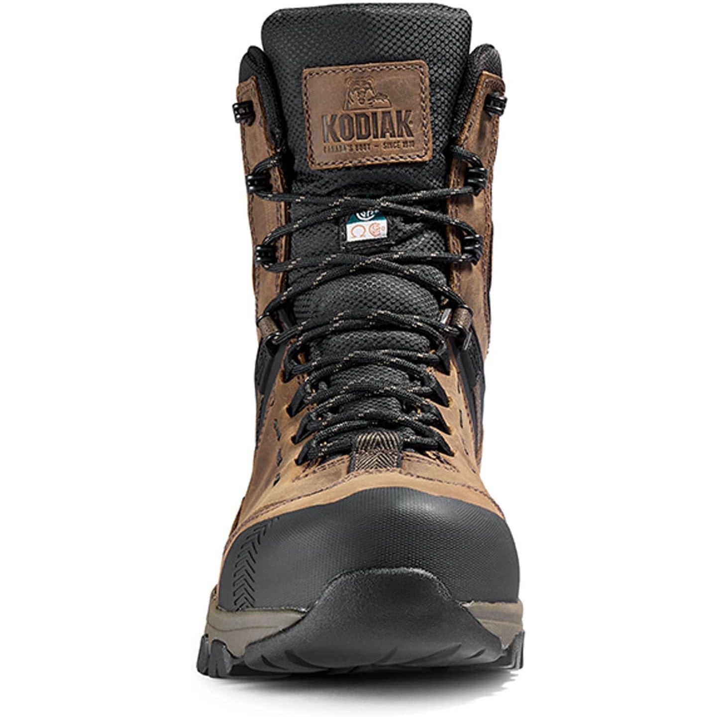 Kodiak Men's Quest Bound 8" Composite Toe Waterproof Safety Work Boot -Brown- 4THHBN - Overlook Boots