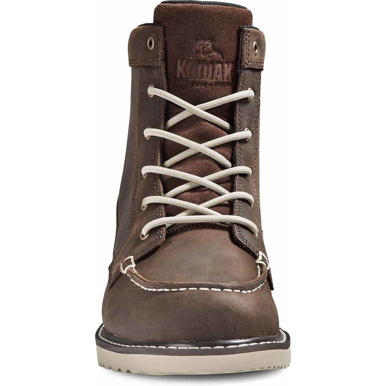 Kodiak Women's Whitton 6" Soft Toe Safety Work Boot -Brown- 4THKDB - Overlook Boots