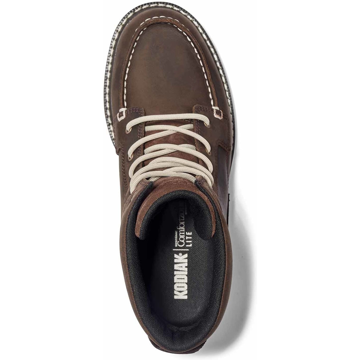 Kodiak Women's Whitton 6" Soft Toe Safety Work Boot -Brown- 4THKDB - Overlook Boots