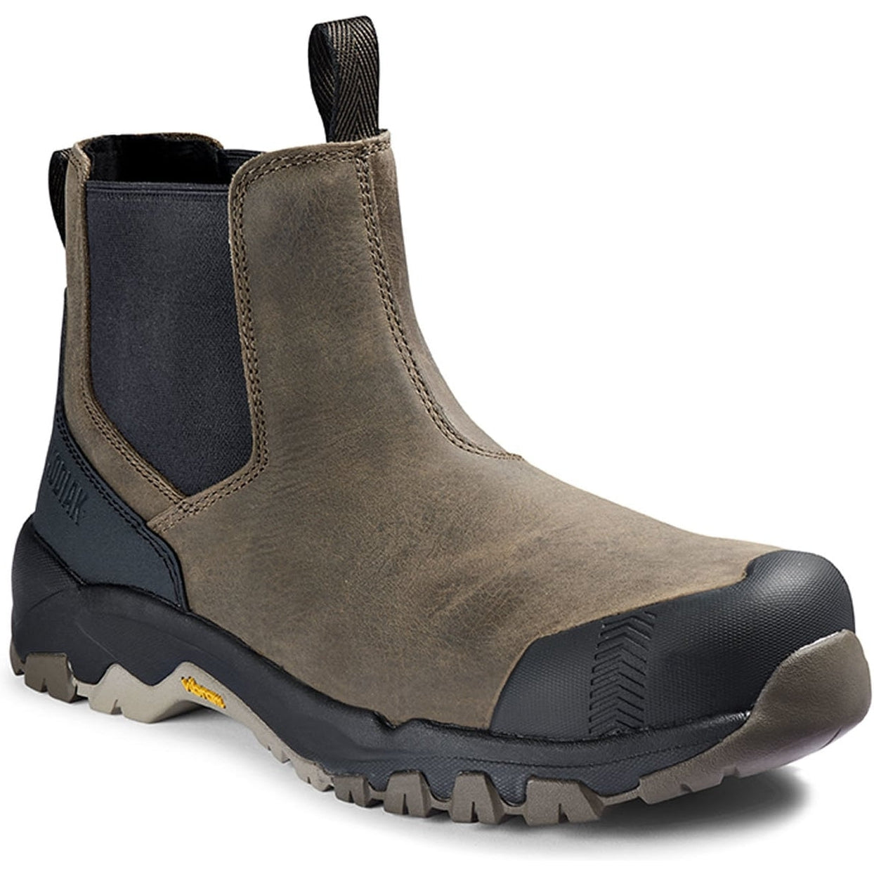Kodiak Men's Quest Bound Comp Toe WP Chelsea Work Boot -Fossil- 4THNFS 7 / Wide / Fossil - Overlook Boots