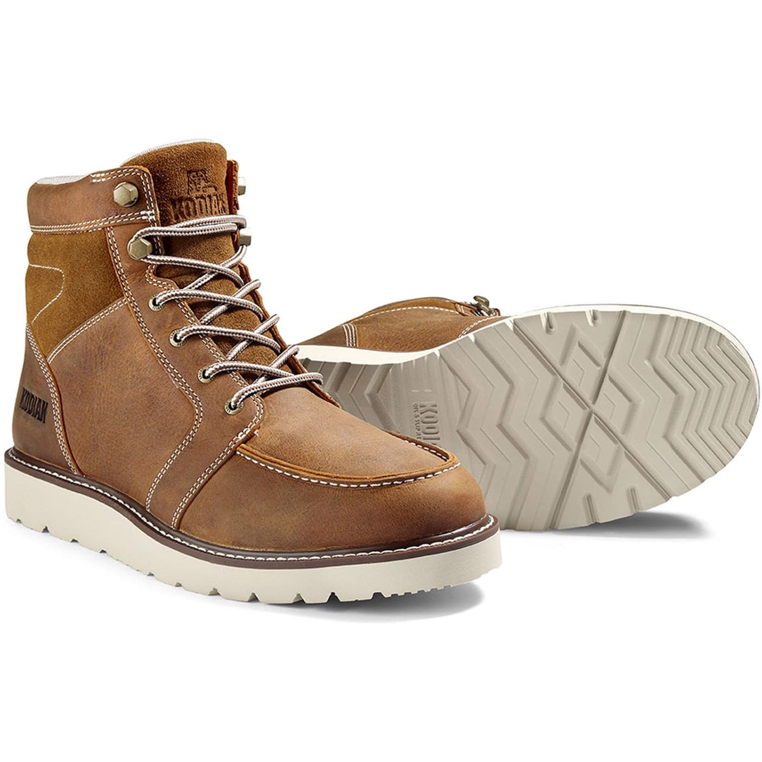 Kodiak Men's Mckinney Wedge 6" Work Boot -Wheat- 834NWT - Overlook Boots