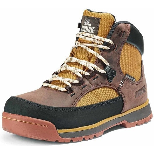 Kodiak Women's Greb Classic Steel Toe Waterproof Hiker Work Boot -Brown- 834YBN - Overlook Boots