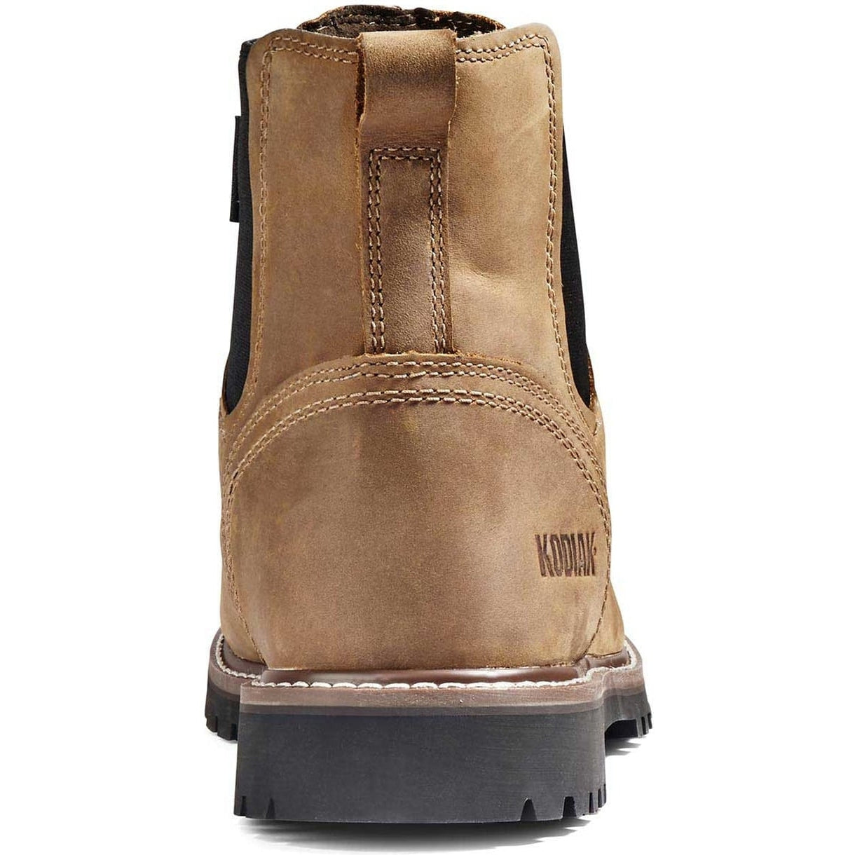 Kodiak Men's Mckinney Composite Toe Waterproof Chelsea Safety Work Boot -Brown- K4TCBN - Overlook Boots