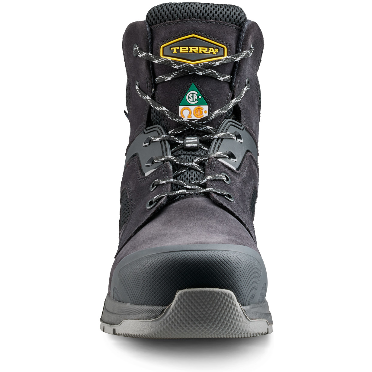 Terra Men's Cobalt 6" Composite Toe Waterproof Safety Work Boot - Black - 1279BK - Overlook Boots