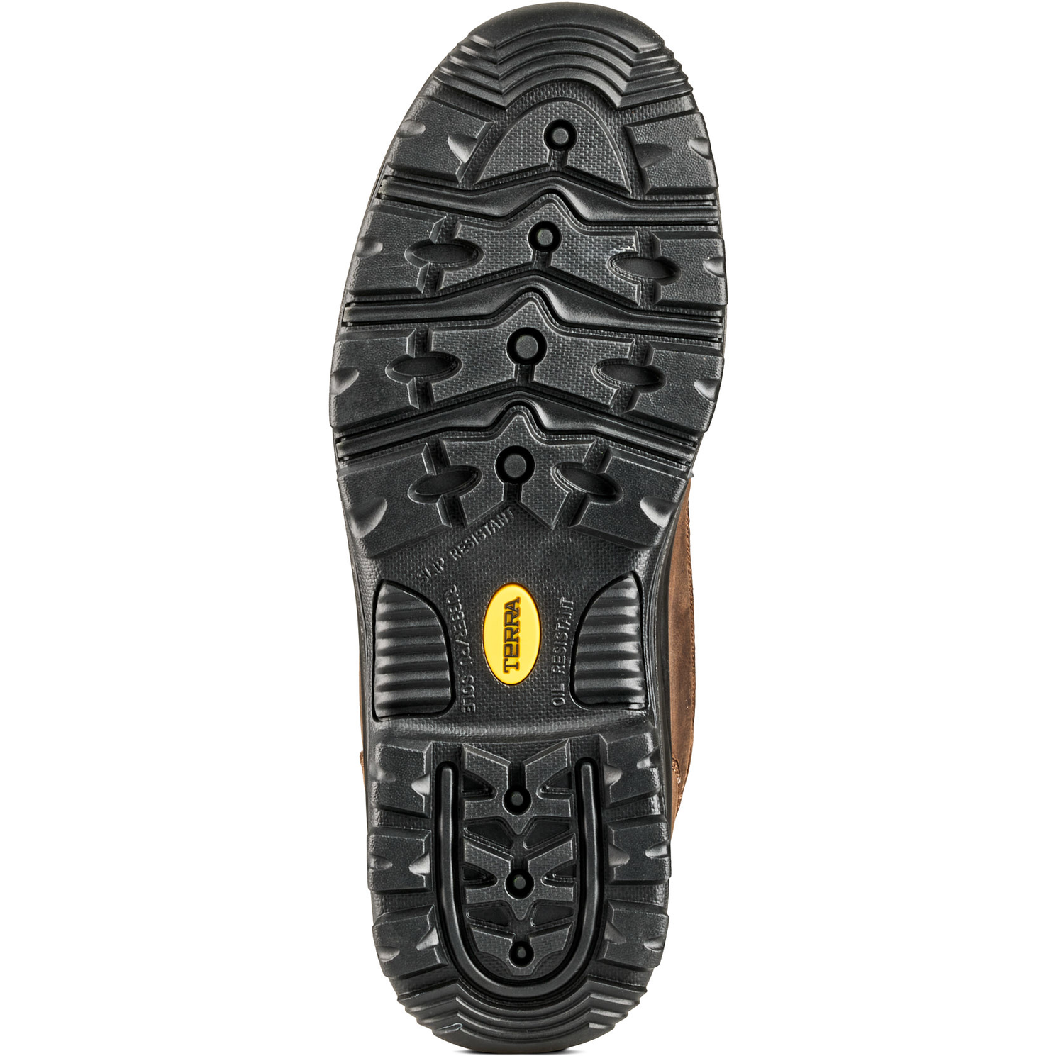 Terra Men's Terra Findlay 6" Comp Toe Waterproof Safety Work Boot- Brown- 1318DB - Overlook Boots